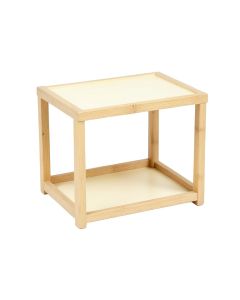Sage Branch Empty Coffee-Station Organizer - Cream