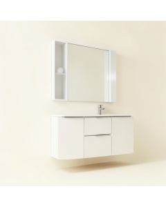 Carol-Ann 48 '' Wall-Mounted Single Bathroom Vanity Set (synthetic illustration; no displayed measurements)