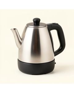 Supreme Housewares 2.4 Qt . Stainless Steel Whistling Stovetop Kettle (synthetic illustration; no displayed measurements)