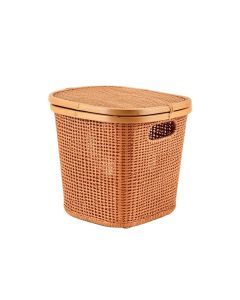 Hazel Bluff Laundry Hamper - Terracotta
