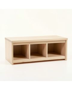 Ridge Brook Shoe Storage Bench - Beige (synthetic illustration; no displayed measurements)