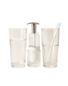 Cloud 4 Piece Bathroom Accessory Set