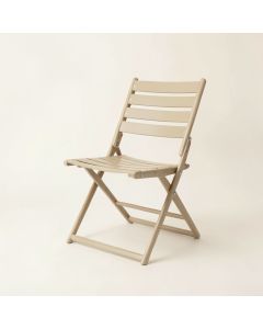 Cove Brook Folding Outdoor Chair - Beige (synthetic illustration; no displayed measurements)