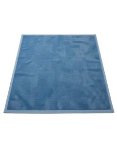River Arc Rectangular Outdoor Rug - Blue