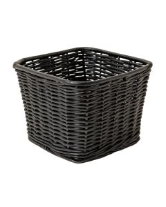Folding Wicker Grass Weaving Basket Black For Storing Cosmetics Dirty Clothes Fashion Flowerpot