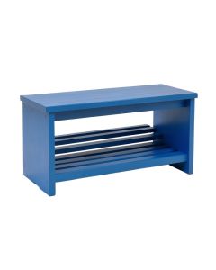 Cliff Branch Shoe Storage Bench - Blue (synthetic illustration; no displayed measurements)