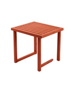 Clay Dale Compact Balcony Table - Terracotta (synthetic illustration; no displayed measurements)