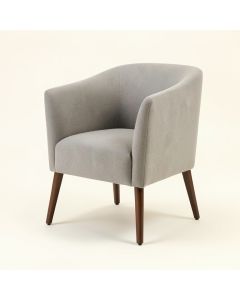Koge Upholstered Side Chair In Clear (synthetic illustration; no displayed measurements)