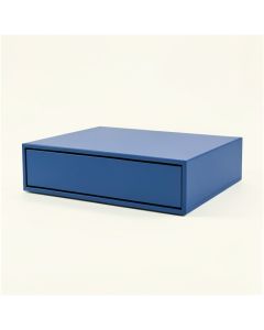 Ash Bridge Desktop Monitor Riser - Blue (synthetic illustration; no displayed measurements)