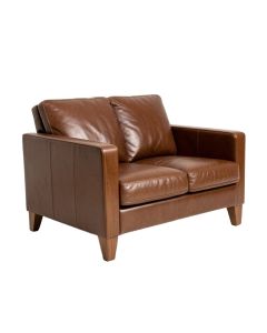 Hardee 86 '' Genuine Leather Tuxedo Arm Sofa (synthetic illustration; no displayed measurements)