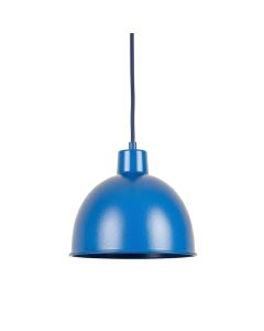 Heath Bend Pendant Light Suspended From One Plain Cable - Blue (synthetic illustration; no displayed measurements)