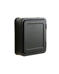 Glen Branch Wall-Mounted Entry Cabinet - Black