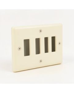 Lexan 5-Gang Toggle Light Switch Wall Plate (synthetic illustration; no displayed measurements)