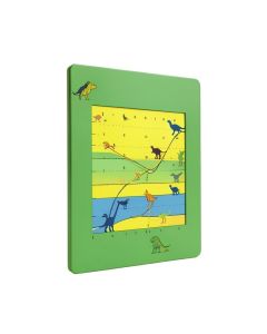 Dinosaur Kingdom Growth Chart (synthetic illustration; no displayed measurements)