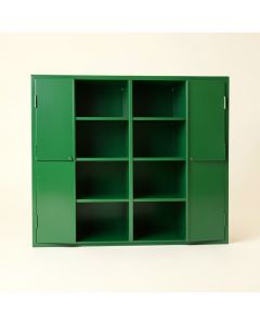 Olive Bend Empty Mug-Storage Cabinet Insert - Green (synthetic illustration; no displayed measurements)