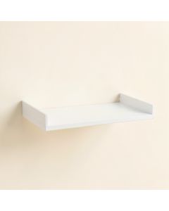 Laurel Bridge Wall-Mounted Shelf - White (synthetic illustration; no displayed measurements)