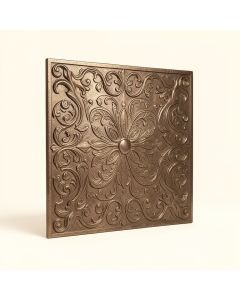 Luxuriant 12 '' X 16 '' Metal Decorative Mural Tile (synthetic illustration; no displayed measurements)