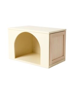 Maple Canyon Empty Furniture-Style Litter Enclosure - Cream