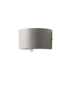 Lake Crest Wall Sconce Mounted On A Plain Wall - Gray