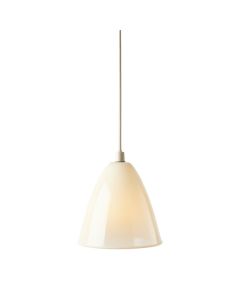 Summit Bend Pendant Light Suspended From One Plain Cable - Ivory (synthetic illustration; no displayed measurements)