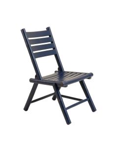 Spruce Crest Folding Outdoor Chair - Navy