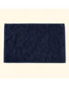 Stone Bluff Bath Mat - Navy (synthetic illustration; no displayed measurements)