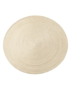 Hazel Bridge Round Area Rug - Ivory (synthetic illustration; no displayed measurements)