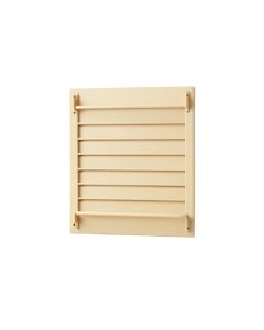 Lake Crest Empty Wall-Mounted Tool Organizer Panel - Beige (synthetic illustration; no displayed measurements)
