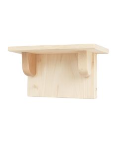 Clay Dell Wall-Mounted Entryway Organizer Shelf - Ivory