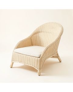 Dawn Dale Outdoor Lounge Chair - Cream (synthetic illustration; no displayed measurements)