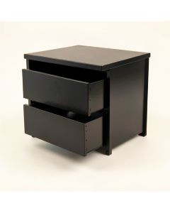 Rowan Dale Small-Parts Storage Drawer Cabinet - Black (synthetic illustration; no displayed measurements)