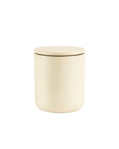 Rowan Arc Storage Canister With Lid - Cream