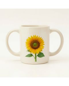 Ismail Make A Garden Out Of Life Sunflowers Inspirational Quotes Coffee Mug (synthetic illustration; no displayed measurements)