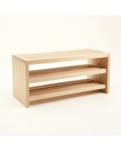 Heath Bluff Shoe Storage Bench - Beige (synthetic illustration; no displayed measurements)