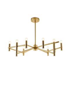 Cortes 8 - Light Sputnik Modern Linear Chandelier (synthetic illustration; no displayed measurements)