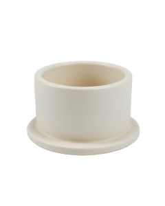 Hill Bend Empty Candle Holder - Cream