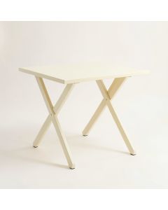 Summit Arc Patio Table - Cream (synthetic illustration; no displayed measurements)