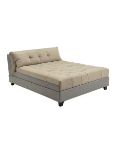 Fort Calhoun Tufted Upholstered Low Profile Platform Bed (synthetic illustration; no displayed measurements)