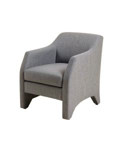 Aeyla Linen Side Chair In Gray (synthetic illustration; no displayed measurements)