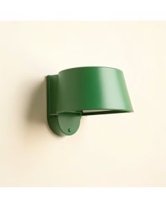 Wren Canyon Wall Sconce Mounted On A Plain Wall - Green (synthetic illustration; no displayed measurements)