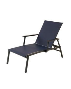 Brook Canyon Outdoor Lounge Chair - Navy (synthetic illustration; no displayed measurements)