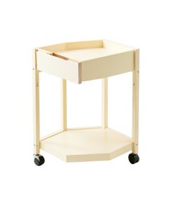 River Bluff Empty Rolling Workshop Cart - Cream (synthetic illustration; no displayed measurements)