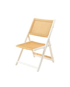 Dawn Branch Folding Outdoor Chair - White