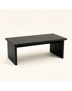Ridge Bridge Desktop Monitor Riser - Black (synthetic illustration; no displayed measurements)