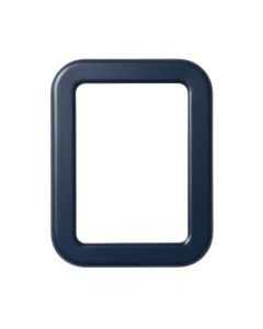Vale Branch Framed Wall Mirror - Navy