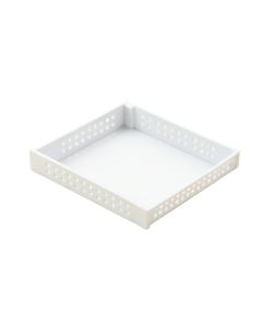Field Bluff Empty Under-Desk Cable Tray - White