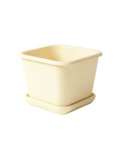 Ash Crest Empty Raised Planter - Ivory