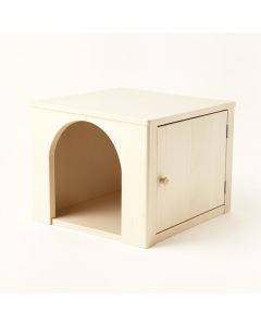 Sage Brook Empty Furniture-Style Litter Enclosure - Ivory (synthetic illustration; no displayed measurements)