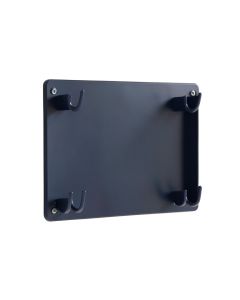 Slate Crest Empty Wall-Mounted Tool Organizer Panel - Navy (synthetic illustration; no displayed measurements)
