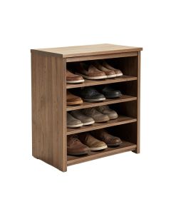 Wood 18 Pair Shoe Storage Cabinet